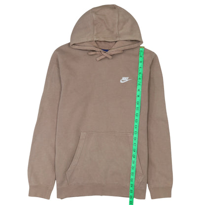 Womens UK Size M Nike Beige Pullover Hoodie