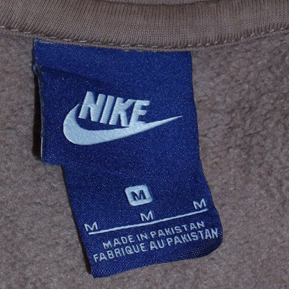 Womens UK Size M Nike Beige Pullover Hoodie