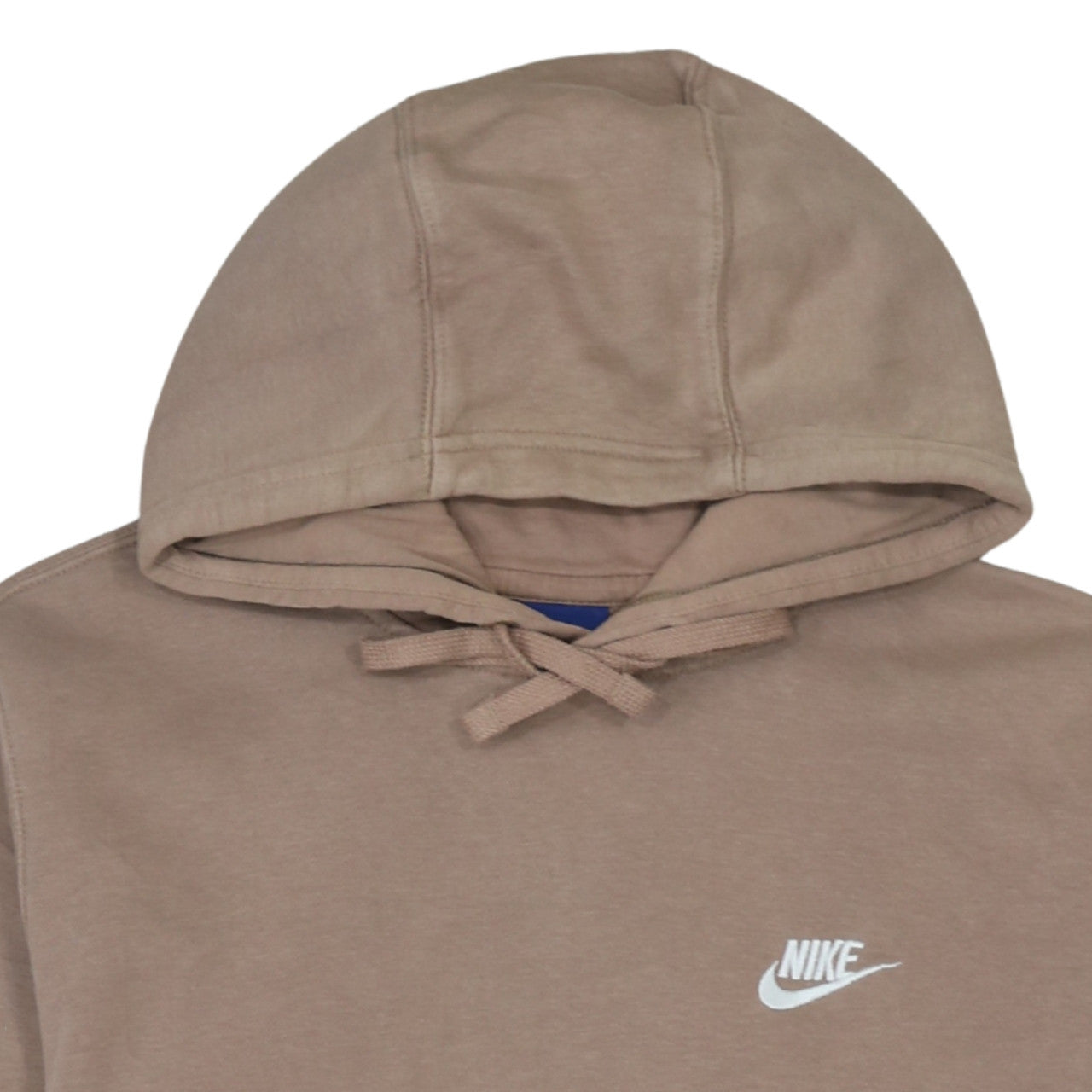 Womens UK Size M Nike Beige Pullover Hoodie