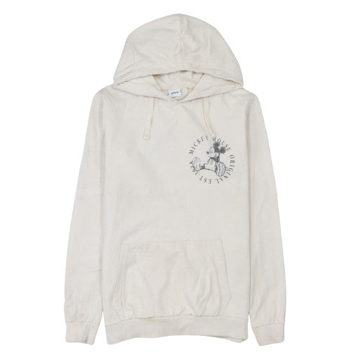 Womens UK Size 10 Disney Beige Pullover Hoodie