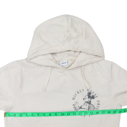 Womens UK Size 10 Disney Beige Pullover Hoodie