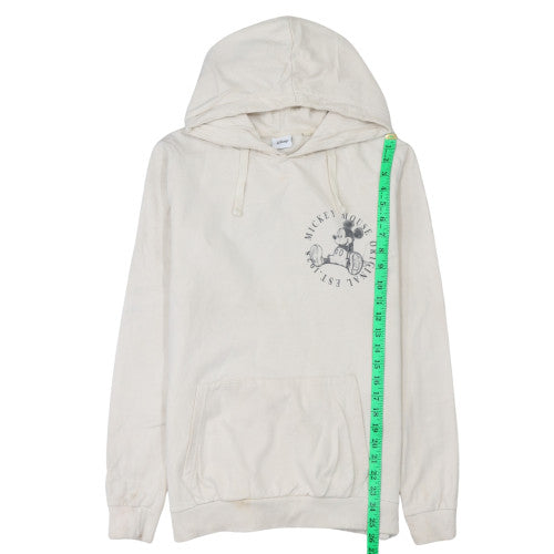 Womens UK Size 10 Disney Beige Pullover Hoodie