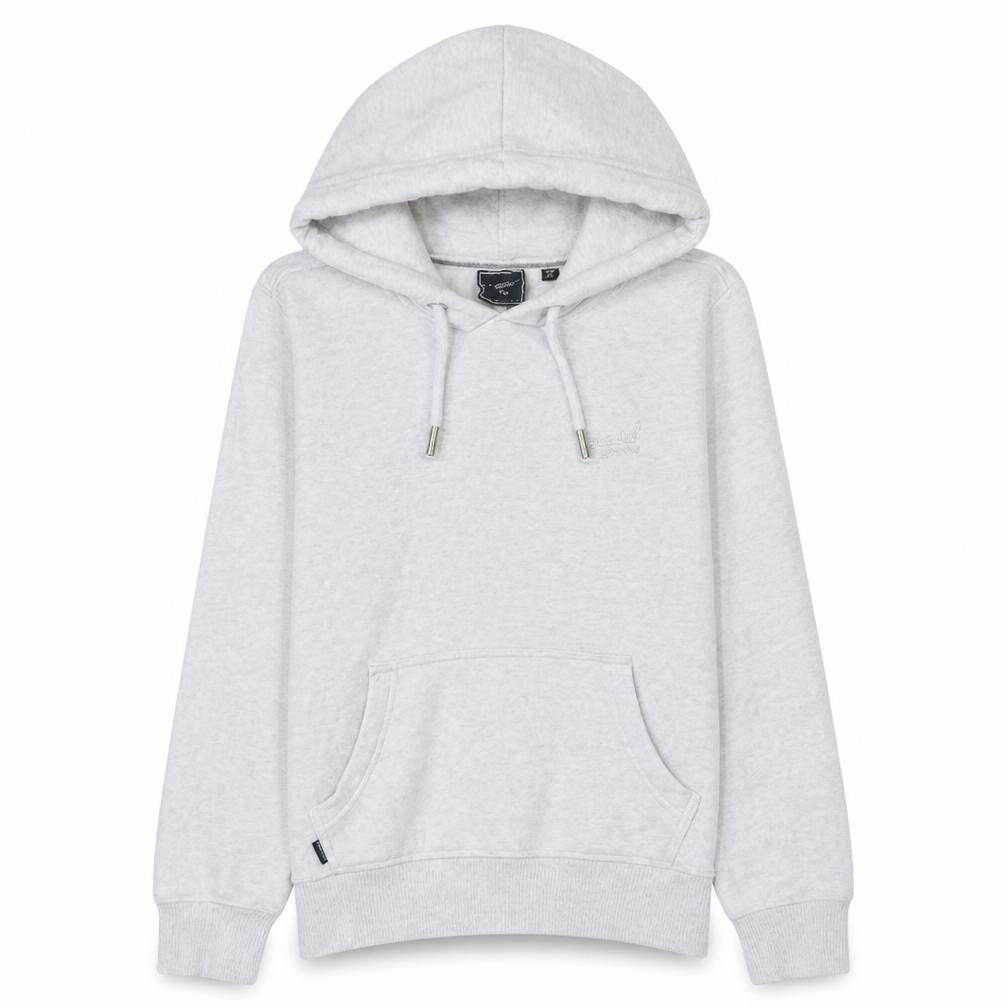 Womens UK Size 10 Superdry Grey Pullover Hoodie