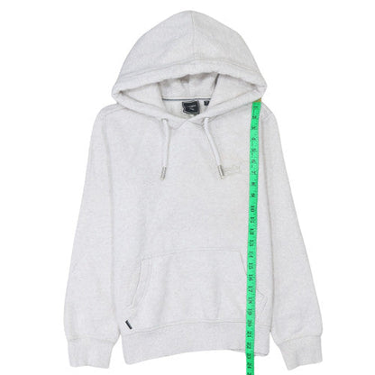 Womens UK Size 10 Superdry Grey Pullover Hoodie