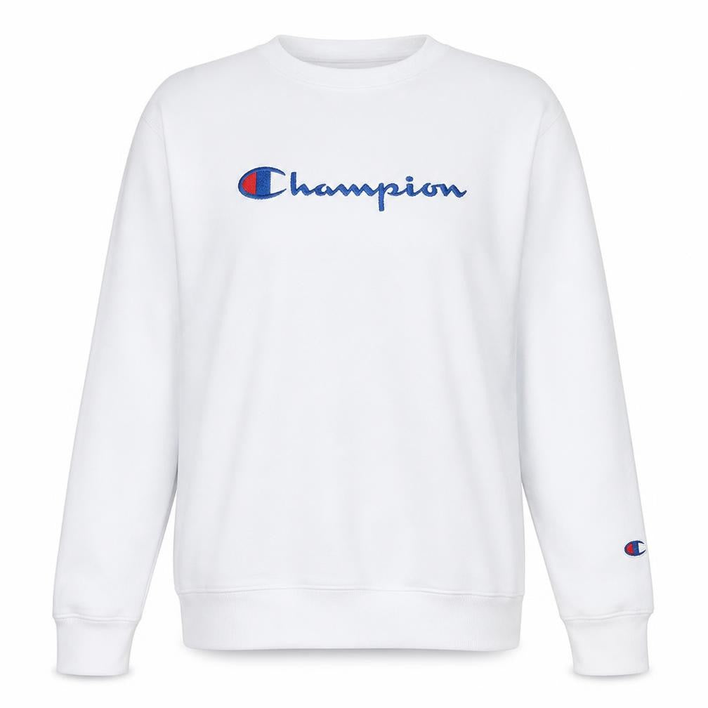 Womens UK Size XL Champion White Pullover Sweatshirt