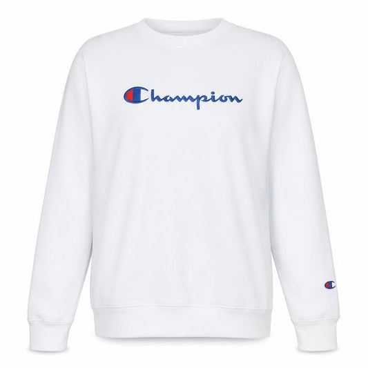 Womens UK Size XL Champion White Pullover Sweatshirt
