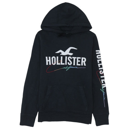 Womens UK Size S Hollister Black Pullover Hoodie