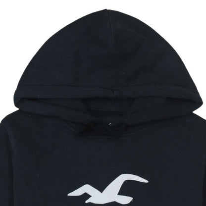 Womens UK Size S Hollister Black Pullover Hoodie