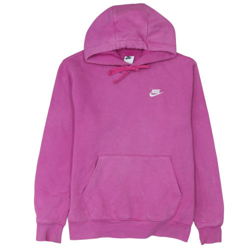 Womens UK Size M Nike Pink Pullover Hoodie