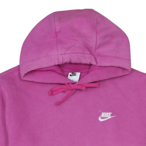 Womens UK Size M Nike Pink Pullover Hoodie