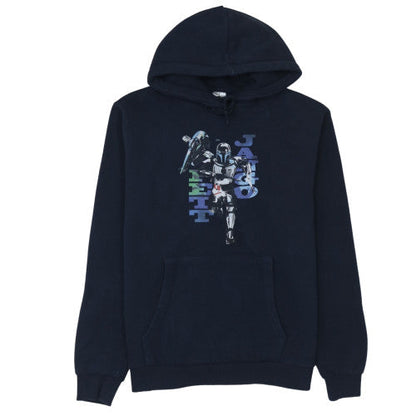Mens UK Size M Disney Blue Pullover Hoodie