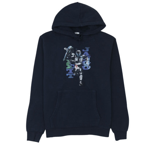 Mens UK Size M Disney Blue Pullover Hoodie
