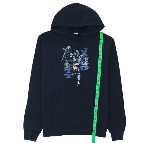 Mens UK Size M Disney Blue Pullover Hoodie