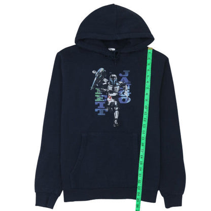 Mens UK Size M Disney Blue Pullover Hoodie