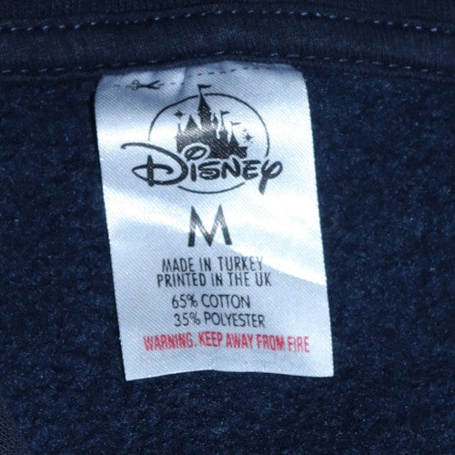 Mens UK Size M Disney Blue Pullover Hoodie