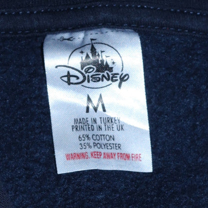 Mens UK Size M Disney Blue Pullover Hoodie