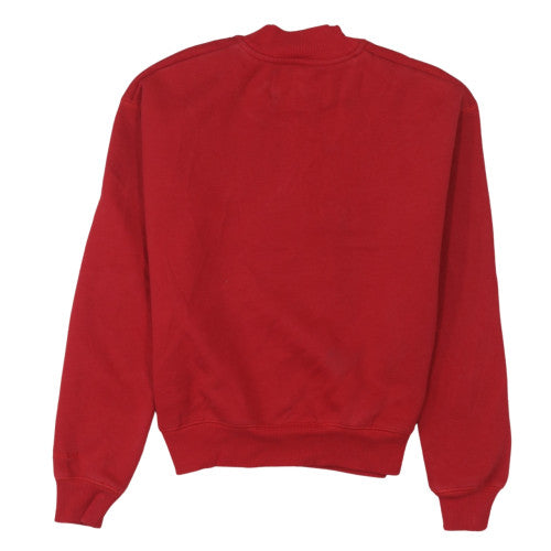 Womens UK Size M Calvin Klein Jeans Red Pullover Sweatshirt