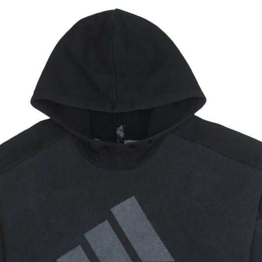 Mens UK Size M adidas Black Pullover Hoodie