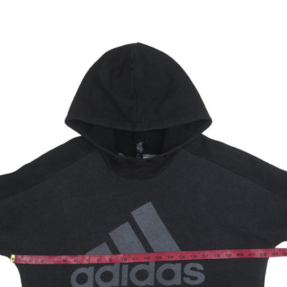 Mens UK Size M adidas Black Pullover Hoodie