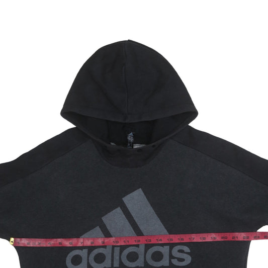 Mens UK Size M adidas Black Pullover Hoodie