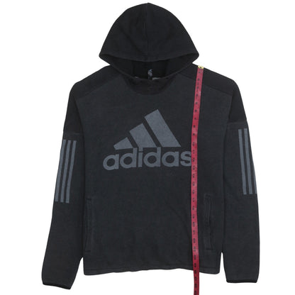 Mens UK Size M adidas Black Pullover Hoodie