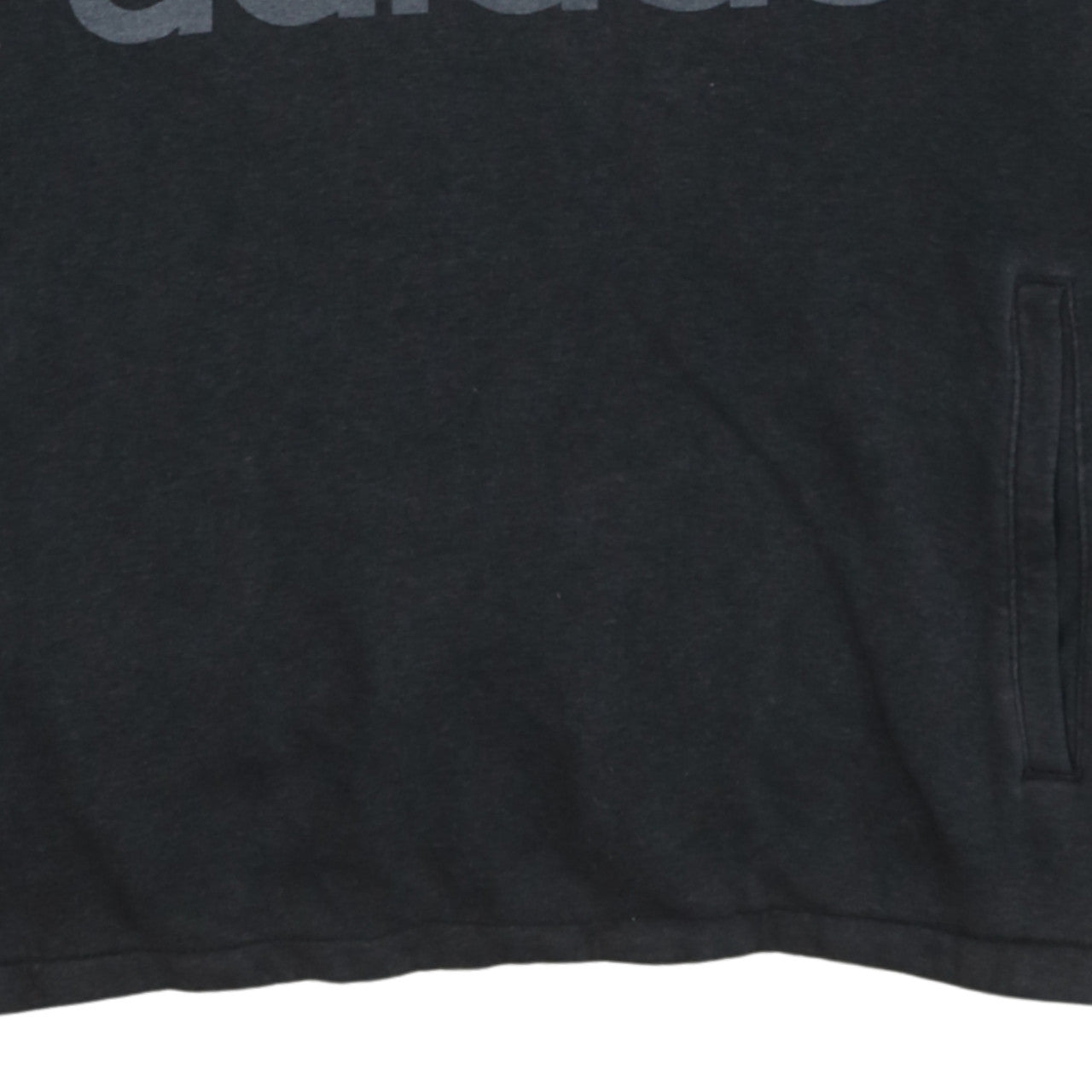 Mens UK Size M adidas Black Pullover Hoodie