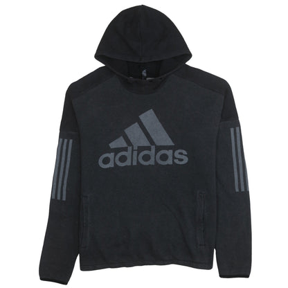 Mens UK Size M adidas Black Pullover Hoodie