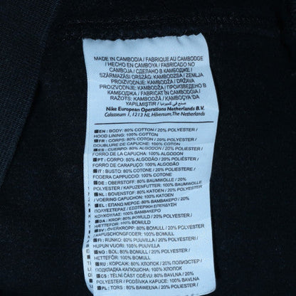 Mens UK Size L Nike Black Pullover Hoodie