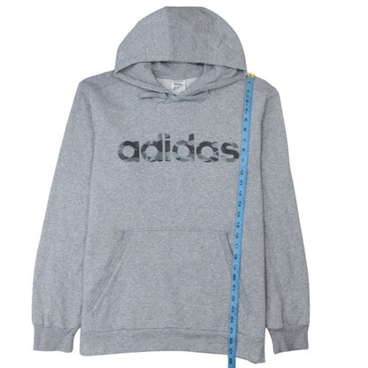 Mens UK Size L adidas Grey Pullover Hoodie
