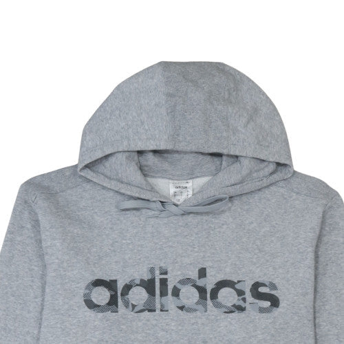 Mens UK Size L adidas Grey Pullover Hoodie