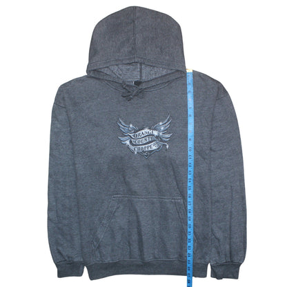 Mens UK Size L Orange County Choppers Grey Pullover Hoodie