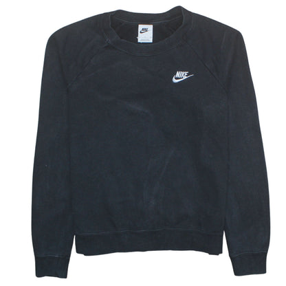 Womens UK Size S Nike Black Pullover Sweatshirt