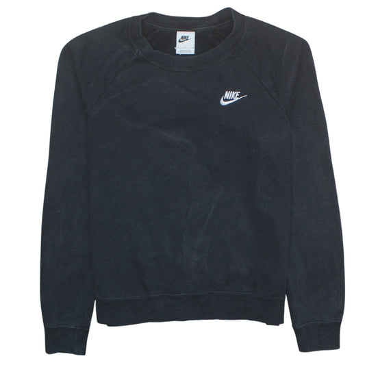 Womens UK Size S Nike Black Pullover Sweatshirt