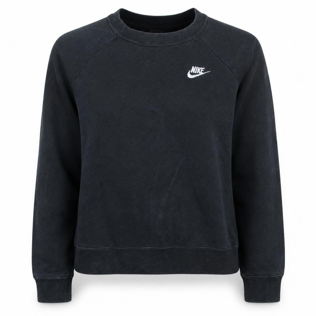 Womens UK Size S Nike Black Pullover Sweatshirt