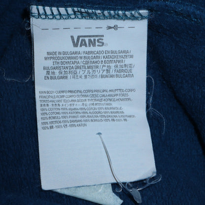 Mens UK Size XS VANS Blue Pullover Sweatshirt