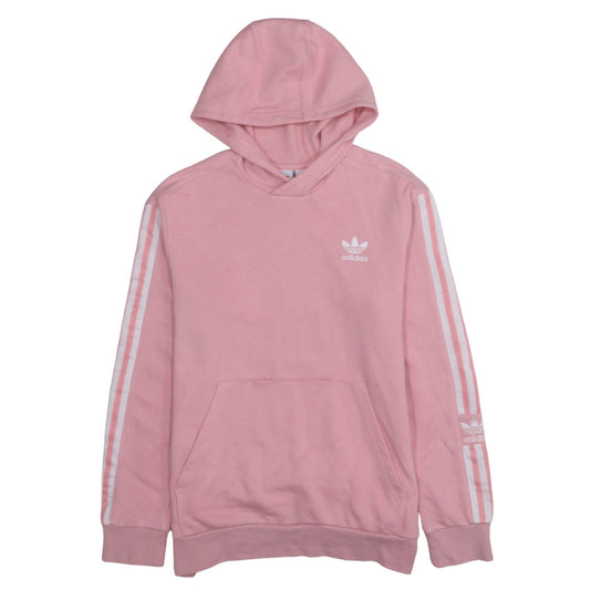 Adidas Girls Pink Pullover Hoodie 13-14 Years Long Sleeve Sportswear