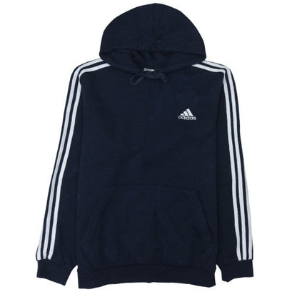 Mens UK Size M adidas Blue Pullover Hoodie