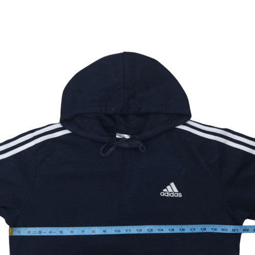 Mens UK Size M adidas Blue Pullover Hoodie