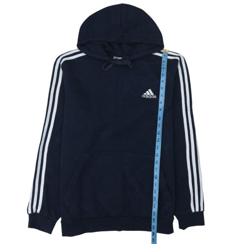 Mens UK Size M adidas Blue Pullover Hoodie