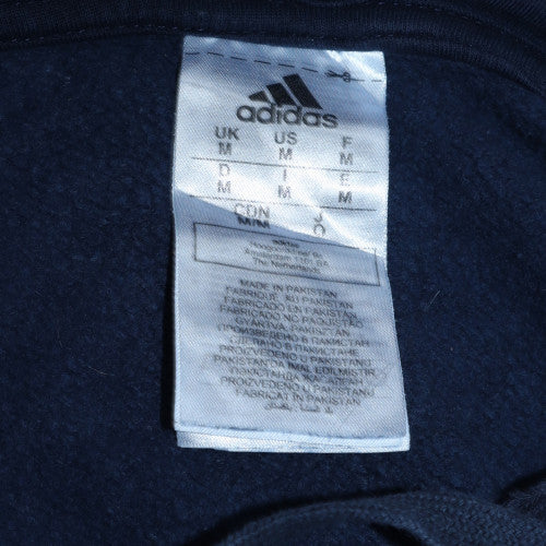 Mens UK Size M adidas Blue Pullover Hoodie