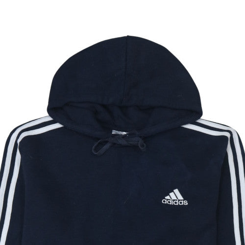 Mens UK Size M adidas Blue Pullover Hoodie