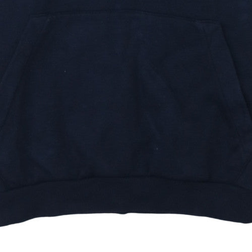 Mens UK Size M adidas Blue Pullover Hoodie