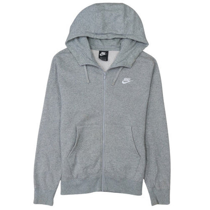 Mens UK Size XS Nike Grey Full Zip Hoodie