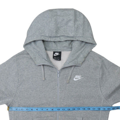 Mens UK Size XS Nike Grey Full Zip Hoodie