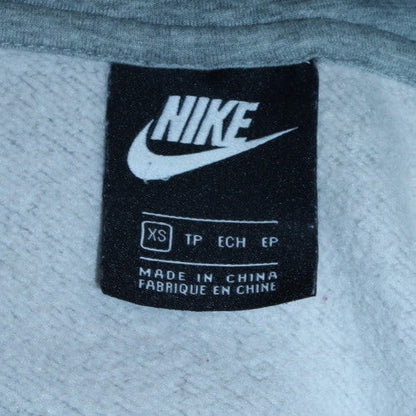 Mens UK Size XS Nike Grey Full Zip Hoodie