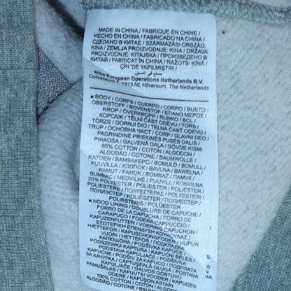 Mens UK Size XS Nike Grey Full Zip Hoodie