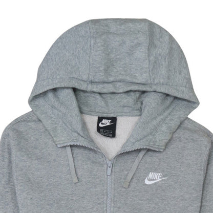 Mens UK Size XS Nike Grey Full Zip Hoodie
