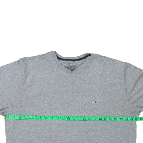 Tommy Hilfiger Men's Grey XLT Classic Cotton Crew Neck T-Shirt