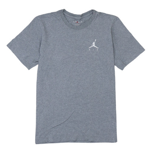 Jordan Air Men's Grey Crew Neck Short Sleeve T-Shirt M