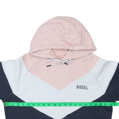 Womens UK Size M Diesel Multicoloured Pullover Hoodie